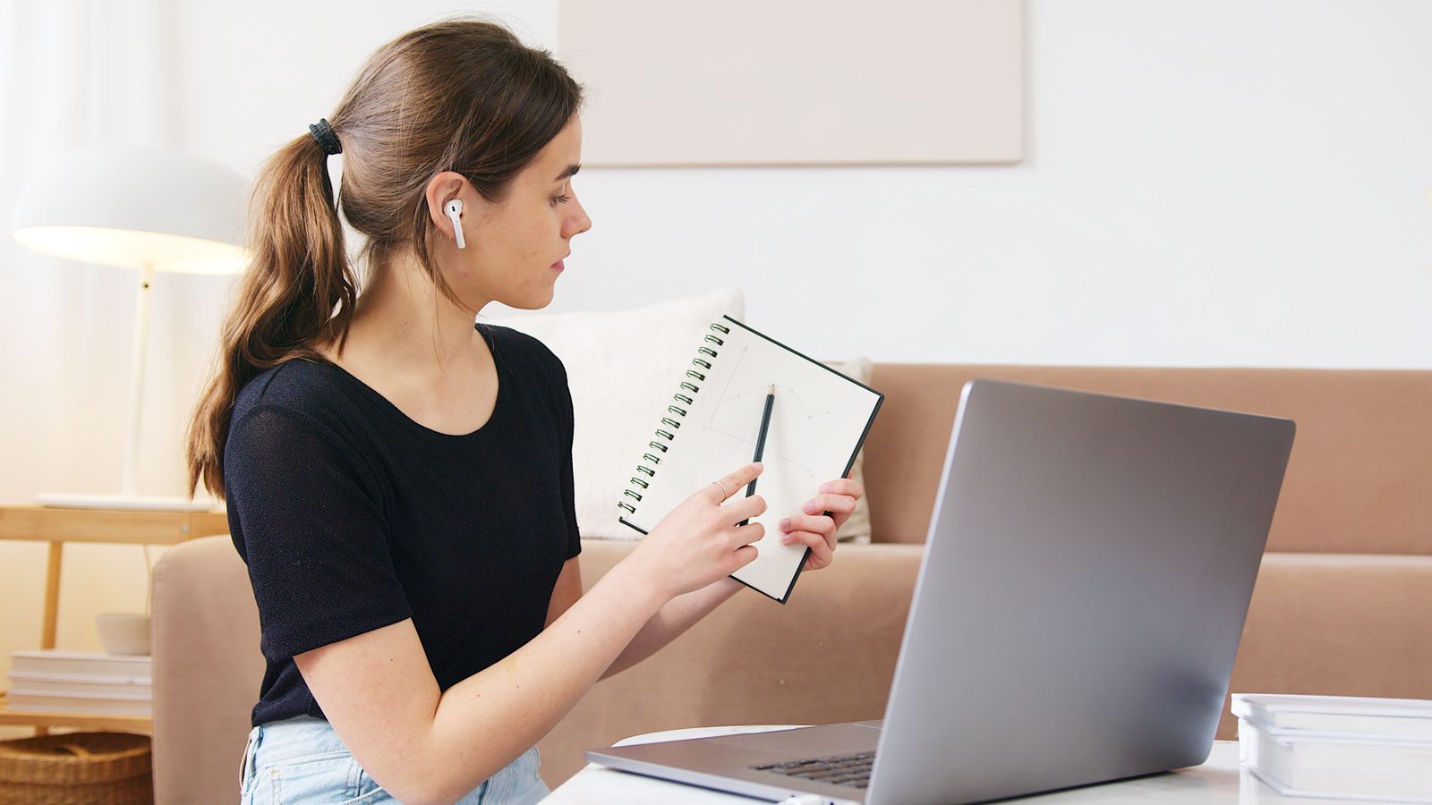 Student learning through an online course